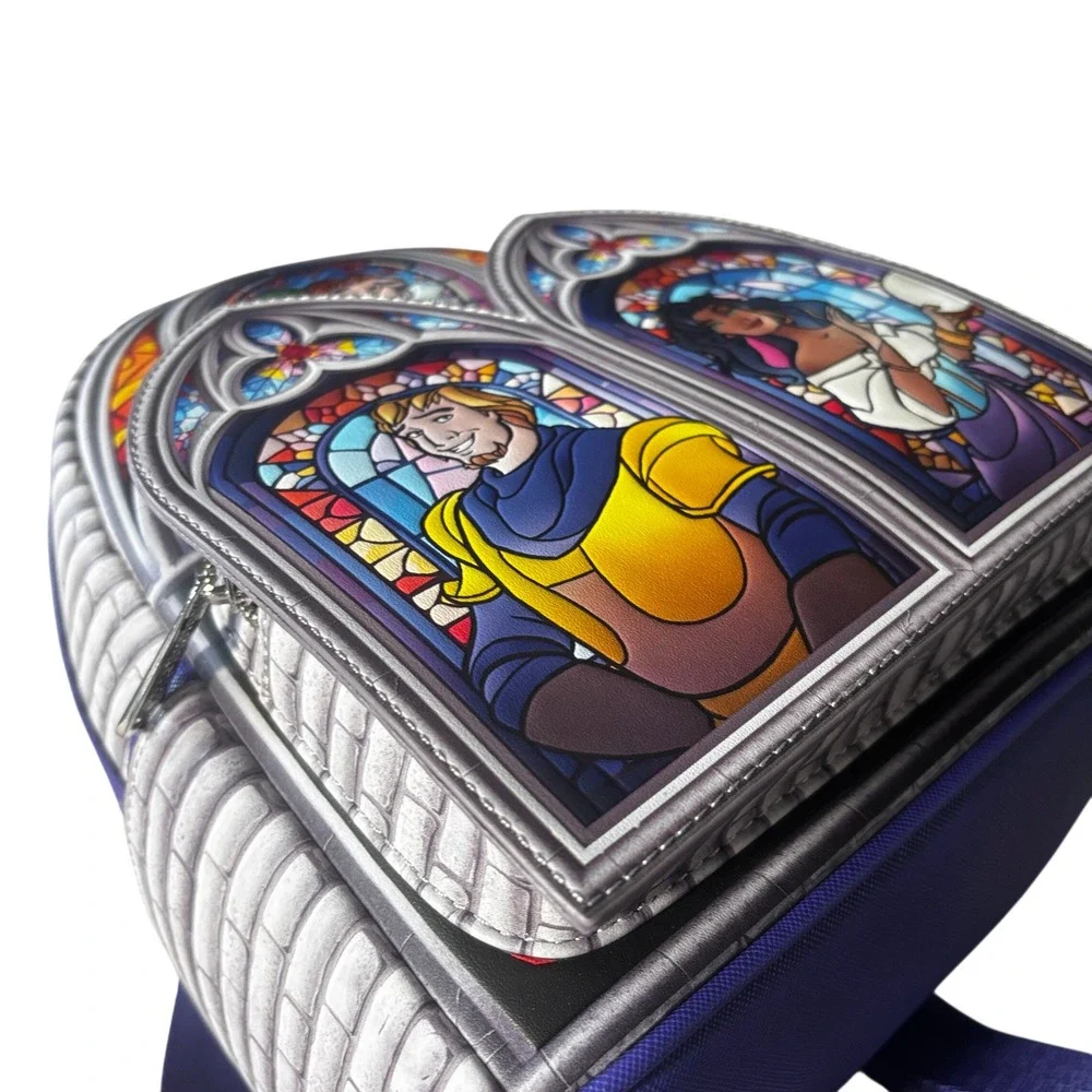 Disney Loungefly Hunchback of Notre Dame Stained Glass Mini Backpack Characters